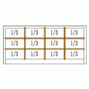 Saladette réfrigérée 12GN1/3 positive 3 portes 380L ATOSA_3