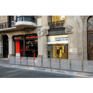 Barrière urbaine en acier VVBA210 - Traitement Ferrus anticorrosion - Coloris gris argent RAL 9006_3