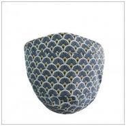 Mask1p-paon-bleu - masque en tissu triple épaisseurs - VDM - lavable 60°C - coton certifié Oeko-Tex_3