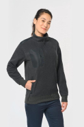 Polaire écoresponsable col zippé unisexe - Réf: WK905 - 100% polyester recyclé - WK. Designed To Work_3