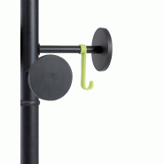 Porte manteau design sur pied noir STAN_3