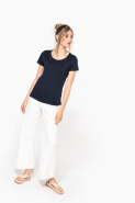 T-shirt bio femme - col à bords francs - manches courtes - Réf : K399 - Kariban_3