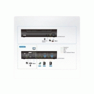 Aten CS1953 - Switch KVM 3 ports DisplayPort/USB-C et USB-A - Qualité vidéo 4K et hub USB 3.1_3