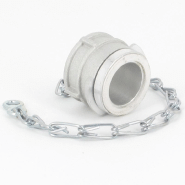 Bouchon avec verrou + chainette Ø 25 mm - Alu_3