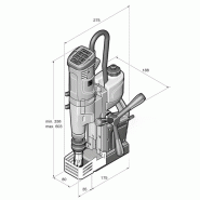 Unité de perçage magnétique universelle jusqu'à 35 mm KBU 35 MQW FEIN_3