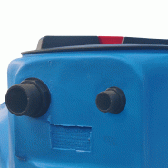 Cuve 2000l Aérienne De Récupération D'eau - Réservoir Cylindrique Bleu - Elbi Pa2000_3