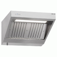Hotte murale inox 1m avec moteur, régulateur, filtre et éclairage | Profondeur 900 mm_3