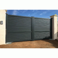 Portail battant persienne traversant - 2750 / 1700_3