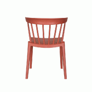 Windson - Chaise empilable en polypropylène terracotta_3