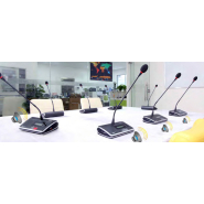 Système de conférence délégué sans fil - RONDSON Réf. 18277 - Pupitre microphone avec haut-parleur intégré_3