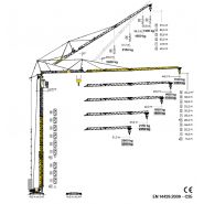 Grue Liebherr 81 K.1 avec capacité de levage à portée maximale de 1 350 kg