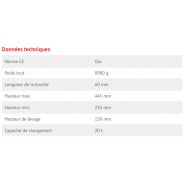 9888 - Cric à vérin hydraulique - BGS Technic - capacité de chargement 20 tonnes - avec tige de piston télescopique_3