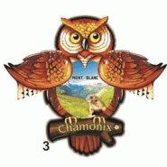 Magnet publicitaire personnalisé hibou - MDF découpé au laser - Fabriqué en France_3