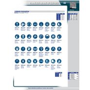 Panneau standardisé selon la norme NF ISO