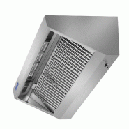 Hotte murale inox 3m avec moteur, régulateur, filtre et éclairage | Profondeur 900 mm_3