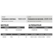 AT-2030 50 Hz triphasé - Groupe électrogène en container Inmesol - 1.464,0 kVA - Moteur MTU - Alternateur Stamford_3