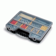 Malette plastique Terry Storage - 5 compartiments - l.39.5 x h.6 x p.30.5 cm - poignée ergonomique et couvercle transparent à double fermeture_3