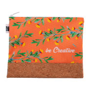 Trousse de maquillage personnalisée - polyester RPET 600D et liège naturel - impression sublimation_3