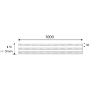 Rail de guidage EXTELINE 3GCE/1-5 - Accessibilité pour ERP - Marque Romus_3