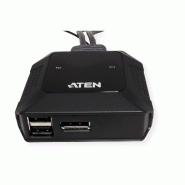 ATEN US3312 Commutateur KVM DisplayPort 4K 2 ports USB-C avec sélecteur de port à distance_3