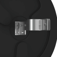 Vidaxl miroir de traffic convexe d'extérieur noir ø45 cm polycarbonate 153079_3