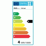 Ampoule vintage à LED C35 E14 4W - Filaments apparents - Style Edison_3