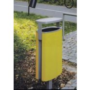 Minium - Cendrier corbeille - MMCité 1 a.S. - Surface lisse - Multi-ancrage - Matériaux haute qualité_3