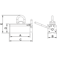 Aimant de levage - Elift 300 - Compact, robuste et polyvalent pour charges jusqu'à 300 kg_3