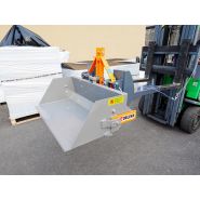 Prm-100-lm - godet pour chariot élévateur - deleks - volume de charge : 0.20 m3_3