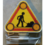 Triangle lumineux rabattable AK5 à LED-Prossed - Triflash véhicule 500 et 700 mm_3