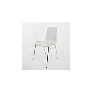Chaise 109 Ordinaire - empilable par 10 pièces - Meubles Gaille SA - bois multi-couches et acier chromé_3