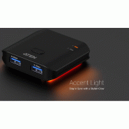 ATEN US4322 Commutateur USB 3.2 Gen 1 partagé 2 x 2_3