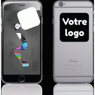 Sticker Cleaner Microfibre - Patch nettoyant personnalisable en microfibre anti-microbienne pour écrans tactiles_3