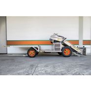 Récolteuse de légumes 8200 Foglia - Ortomec SRL - largeur de la tête de récolte 130 à 180 cm - transmission hydraulique et chariot élévateur pour palettes_3