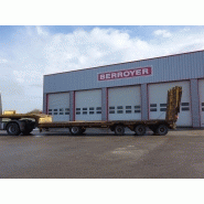 Remorque porte-engins NICOLAS - Référence 6194 - 4 essieux directionnels hydrauliques - PTC 68,20T_3