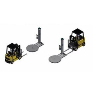 Filmeuse de palette semi automatique avec rampe d'accès 800 mm_3