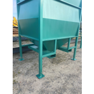 Conteneur cône déporté palettisable avec possibilité de rehaussage - Capacité 1800 L_3