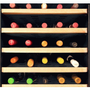 Cave à vin professionnelle multizones en bois massif - 200 bouteilles | GGM - WKI700_3