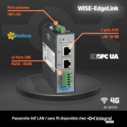 Passerelle industrielle IIoT compatible WISE-EdgeLink - 2 LAN, 2 Série, Option Sans Fil - Référence ECU-1051 - Advantech_3