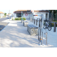 Station de Réparation Vélos + Pompe Acier IFIX-S_3
