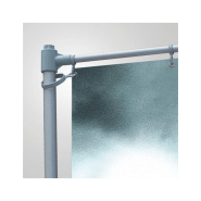 Drapeau rectangle XXL 110x500 cm - Mât télescopique aluminium et impression HD sublimation_3