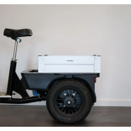 Triporteur électrique compact Cobrane A1 - Caisse aluminium robuste - Charge 100kg - Autonomie 30km_3