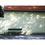 Banc public Pixbo réf 8037086 - Hags - Avec accoudoir - Noir/Galvanisé - Free Standing_3