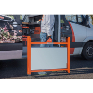 Établi pliable robuste en acier galvanisé - 840 mm x 510 mm x 970 mm - 1495FWB097TS_3