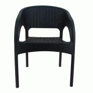 Fauteuil polypropylène Panama - GRIS_3