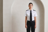Chemise de travail femme manches courtes Pilote - Réf: PR312 - popeline polyester/coton avec poches et emplacement stylo_3