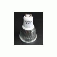 Lot de 3 ampoules LED GU10 - 4W haute intensité - Blanc neutre - GreenSensation_3