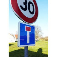 Panneau de signalisation C13a - Impasse ou voie sans issue - WPSignalisation - conforme NF et CE_3