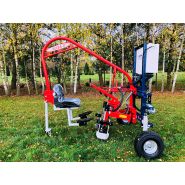 Bineuse avec rotors adaptés aux sols caillouteux