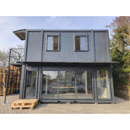 Conteneur de bureau modèle MODULHAUS - Solution modulaire haut de gamme avec excellente isolation et flexibilité maximale_3